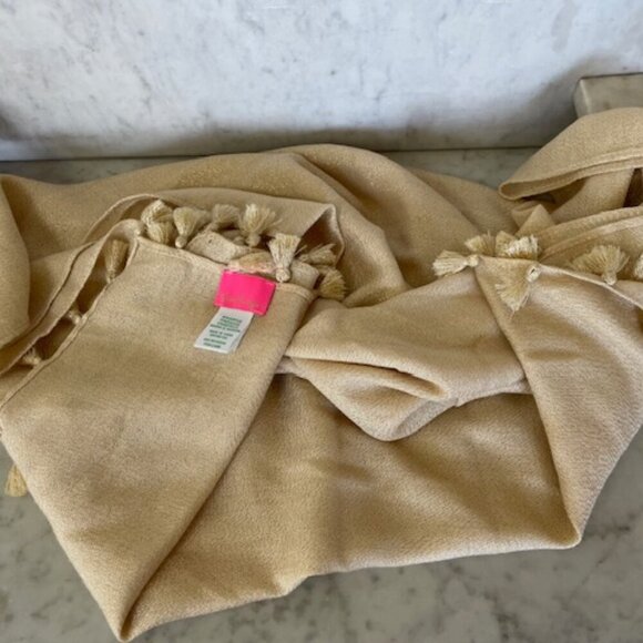 LILLY PULITZER Lana Almond Fringe Scarf Wrap - Picture 2 of 16